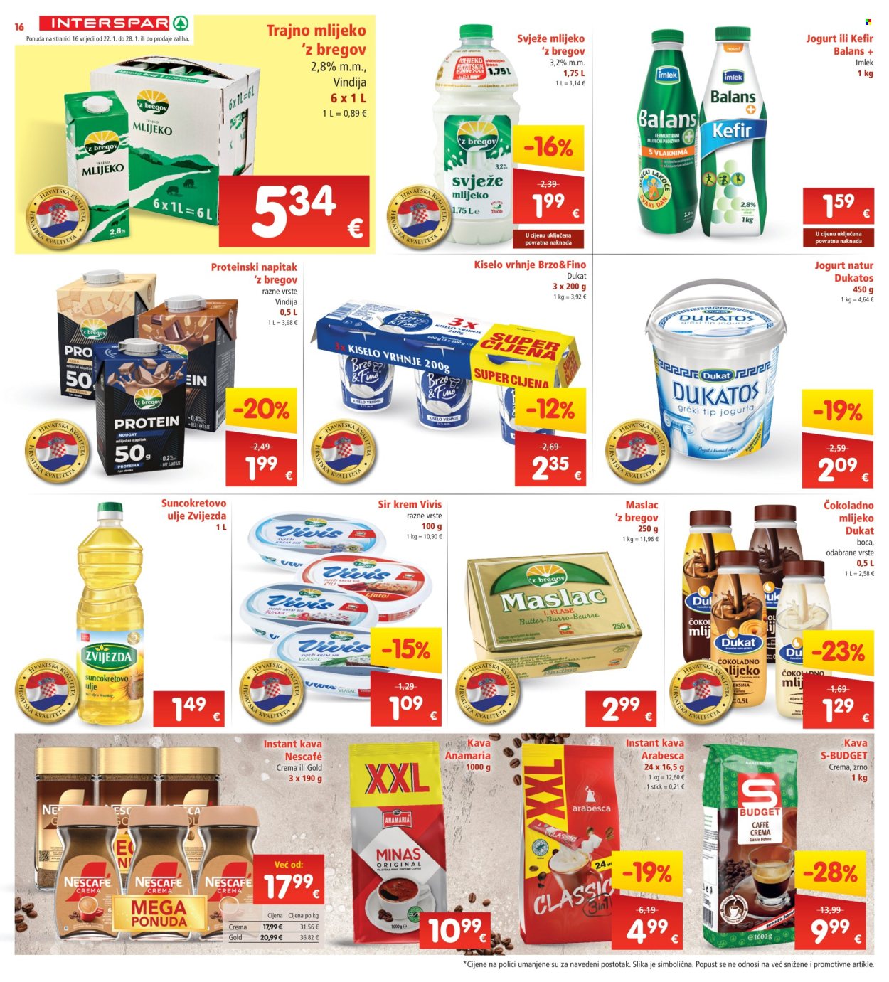 INTERSPAR katalog - 22.01.2025. - 28.01.2025. Stranica 16