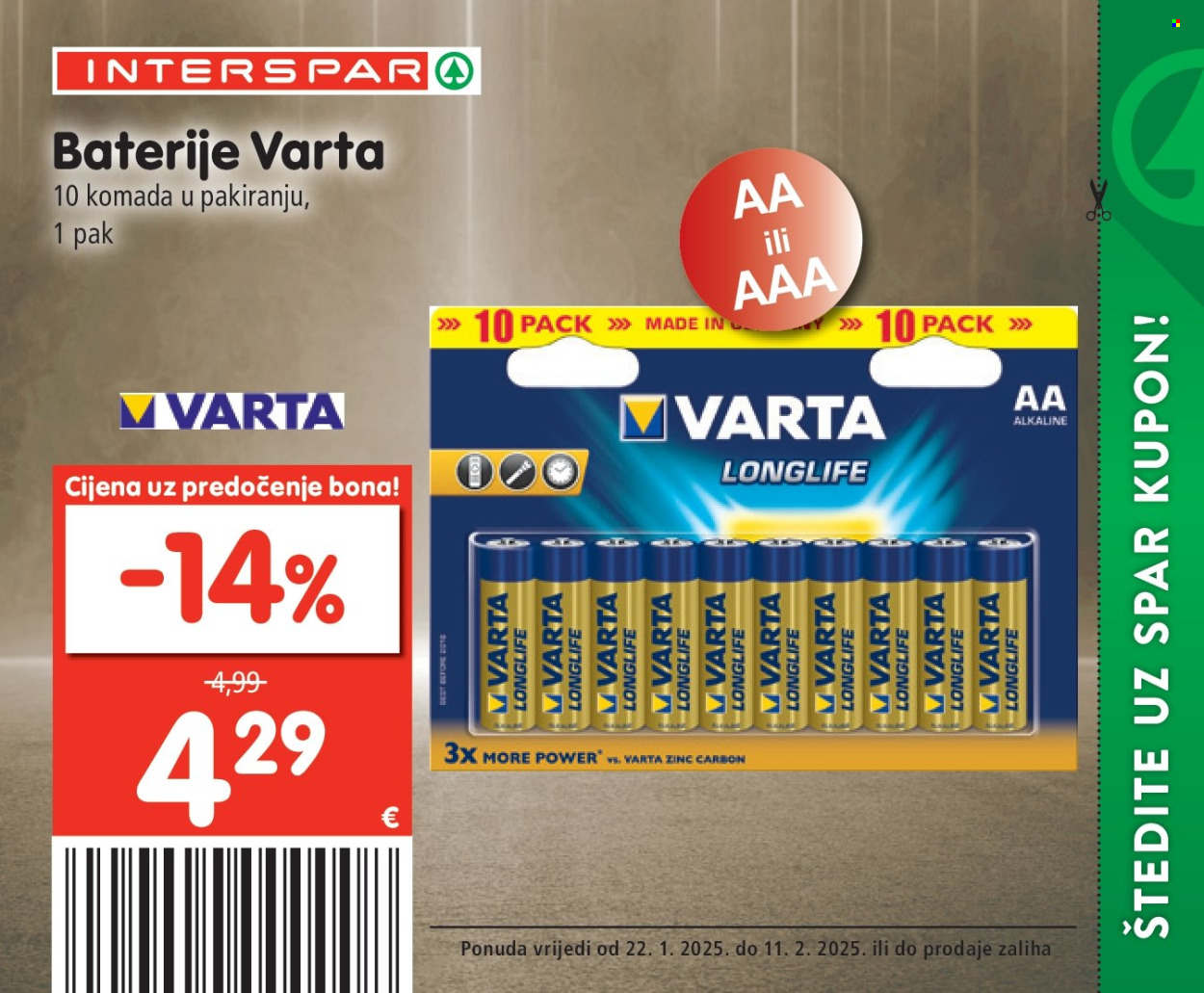 INTERSPAR katalog - 22.01.2025. - 11.02.2025. Stranica 28