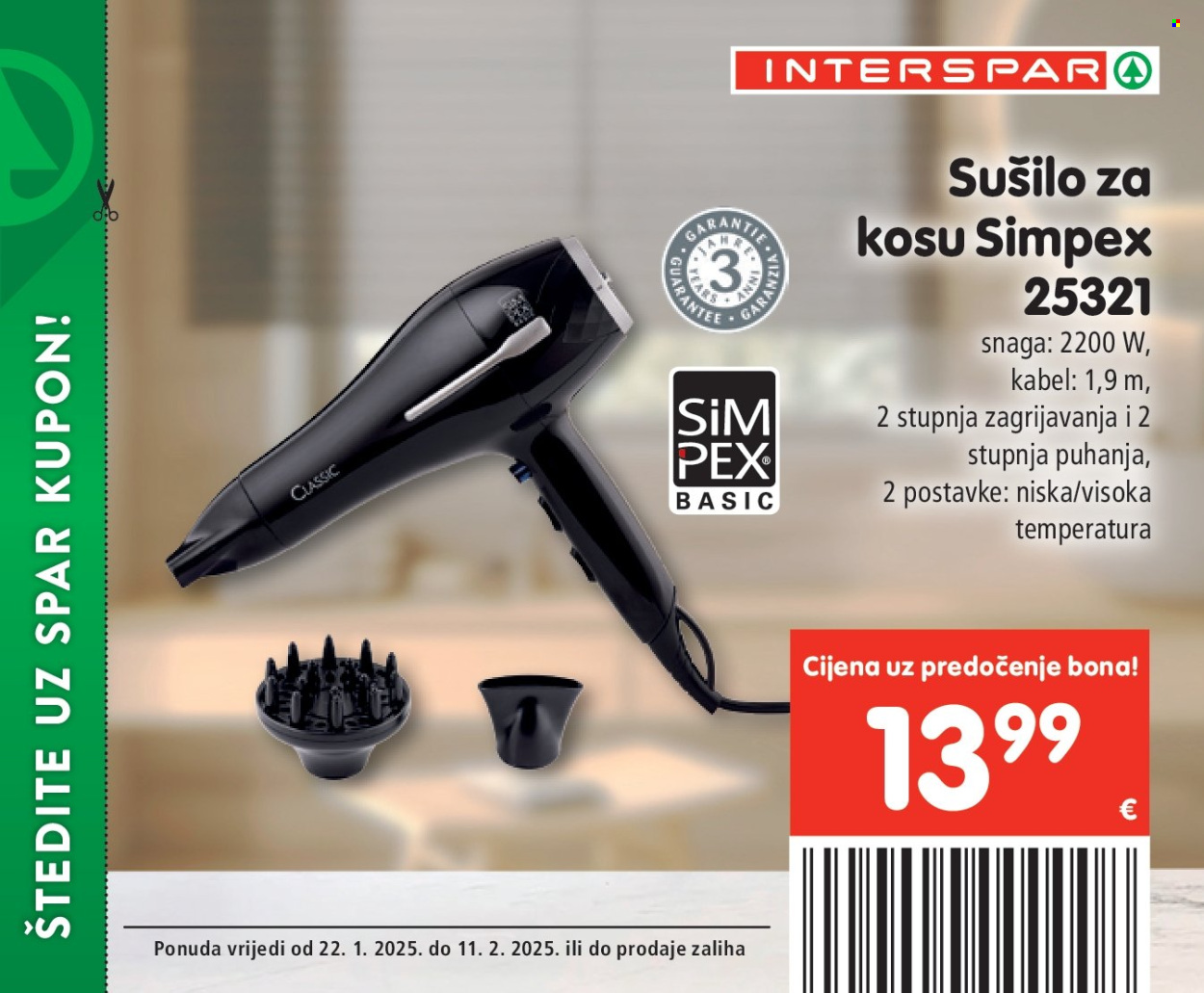 INTERSPAR katalog - 22.01.2025. - 11.02.2025. Stranica 29