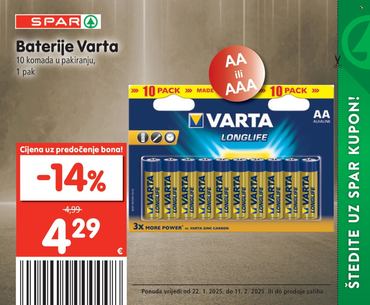 SPAR katalog - 22.01.2025. - 11.02.2025. Stranica 18