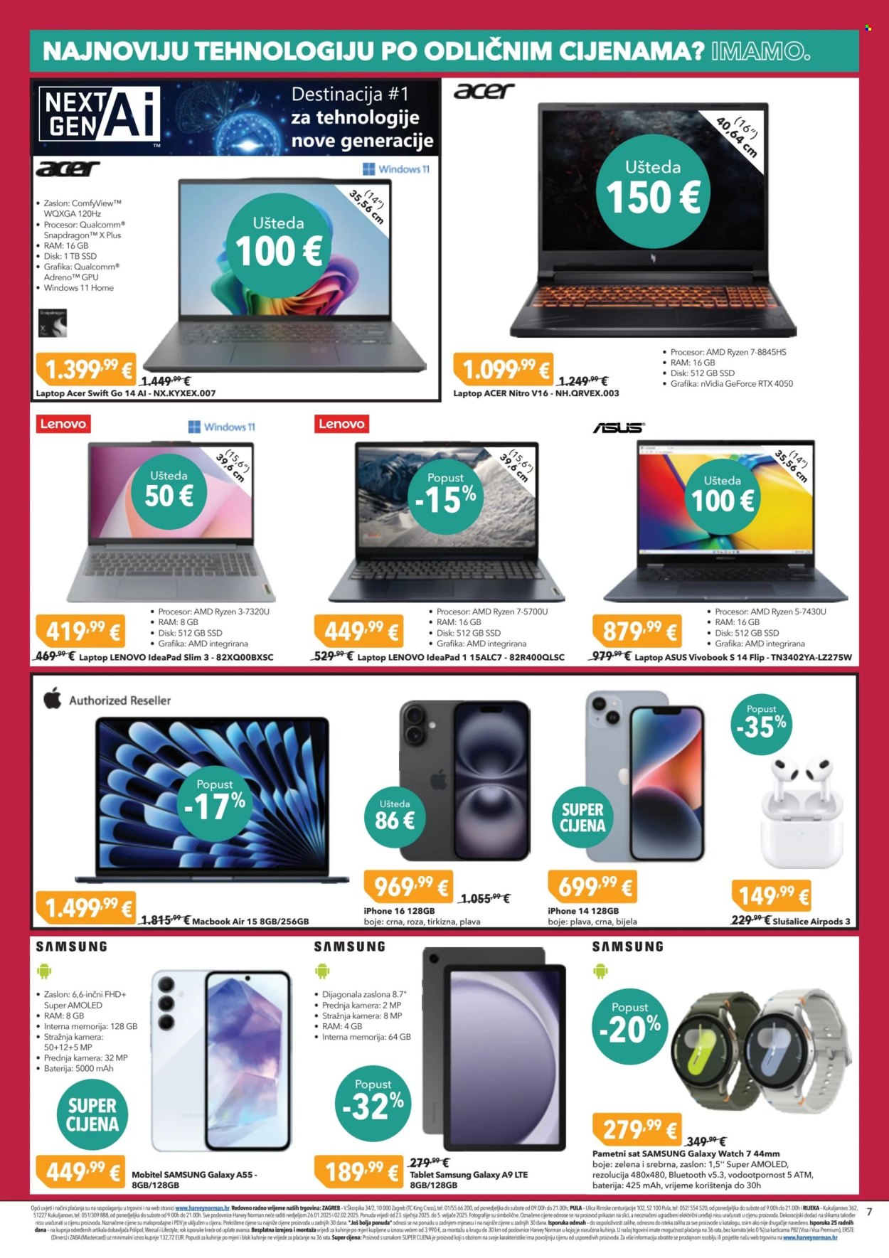 Harvey Norman katalog - 23.01.2025. - 05.02.2025. Stranica 7