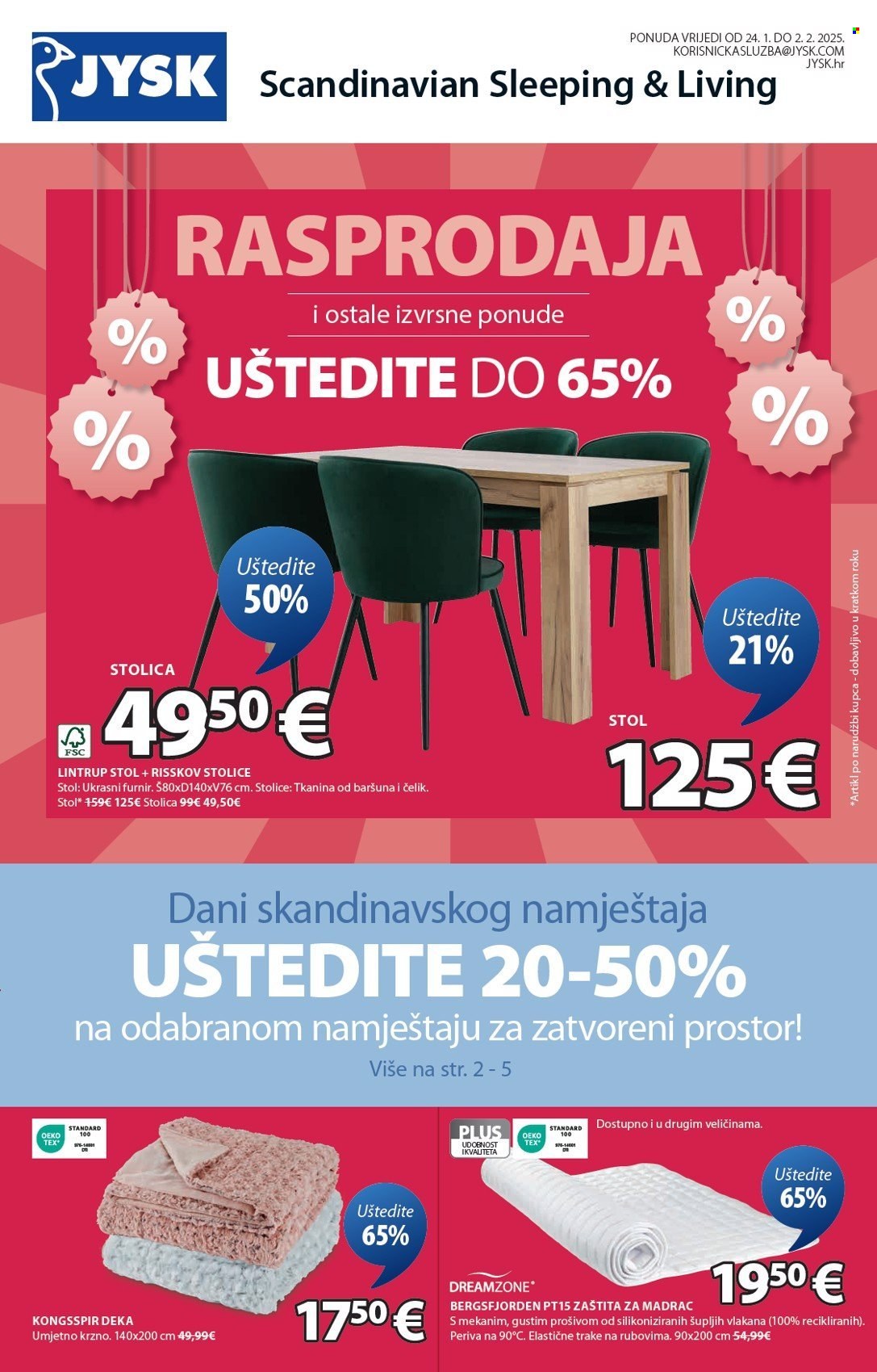 JYSK katalog - 24.01.2025. - 02.02.2025. Stranica 2
