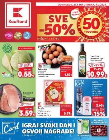 Kaufland katalog - 29.01.2025. - 04.02.2025.