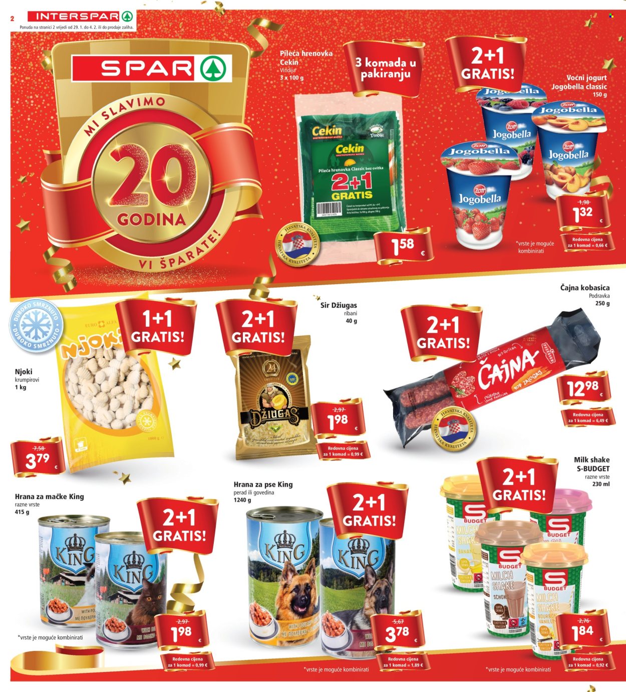INTERSPAR katalog - 29.01.2025. - 04.02.2025. Stranica 2