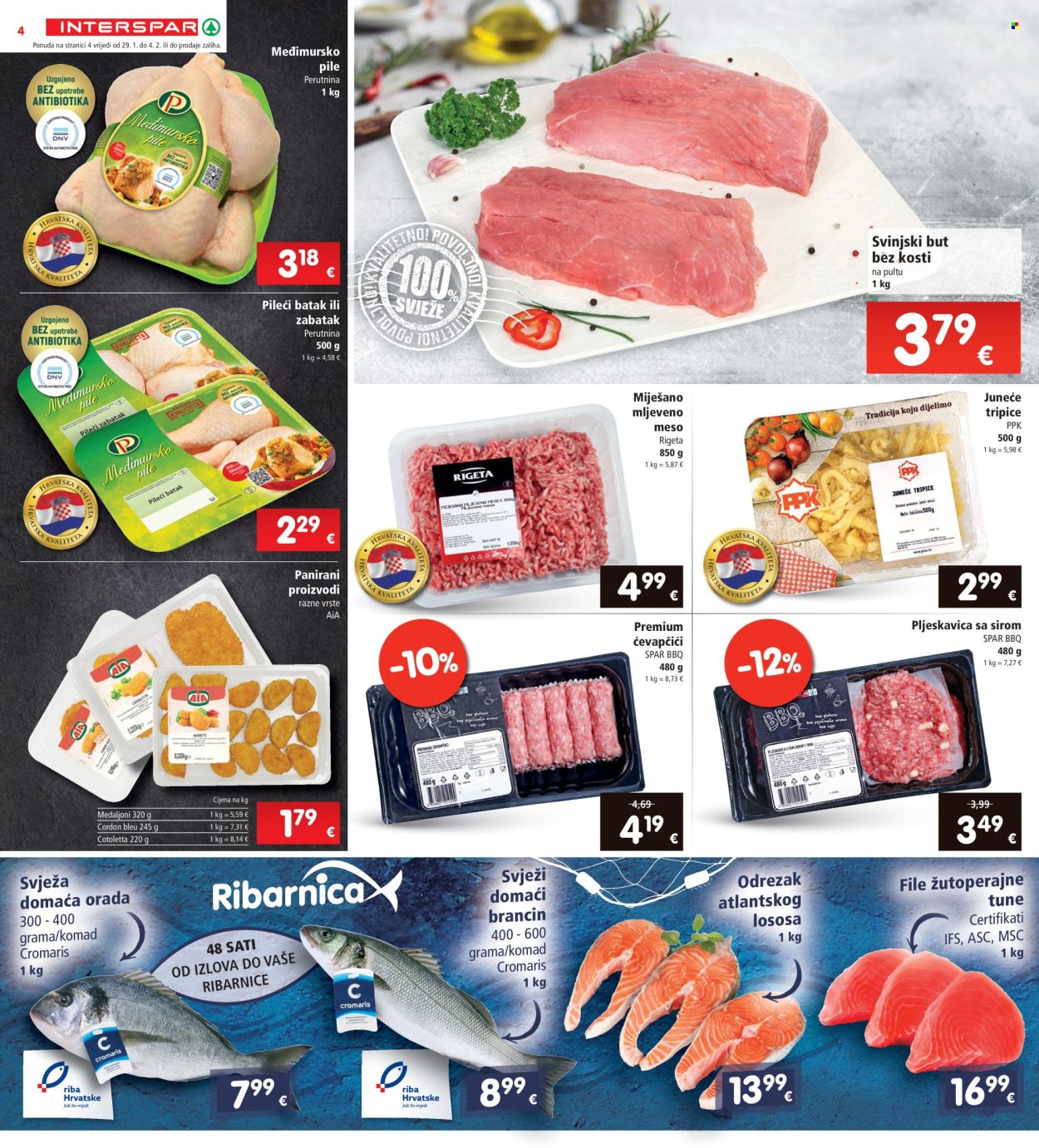 INTERSPAR katalog - 29.01.2025. - 04.02.2025. Stranica 4