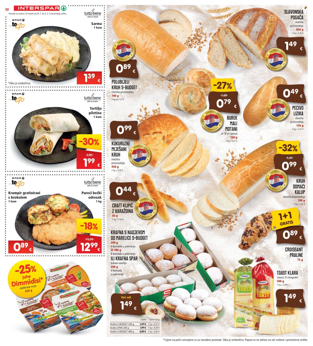 INTERSPAR katalog - 29.01.2025. - 04.02.2025. Stranica 10