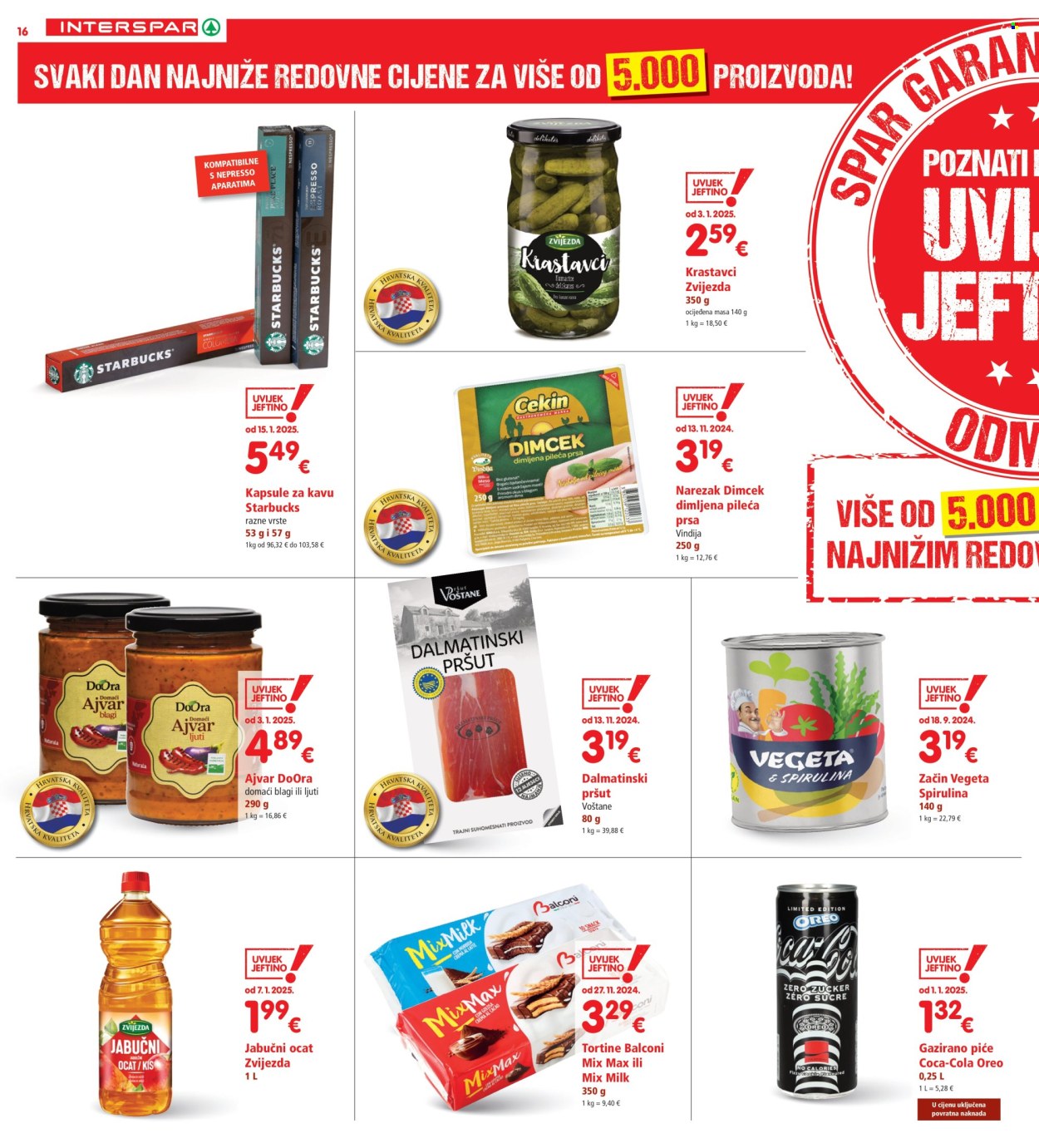 INTERSPAR katalog - 29.01.2025. - 04.02.2025. Stranica 16