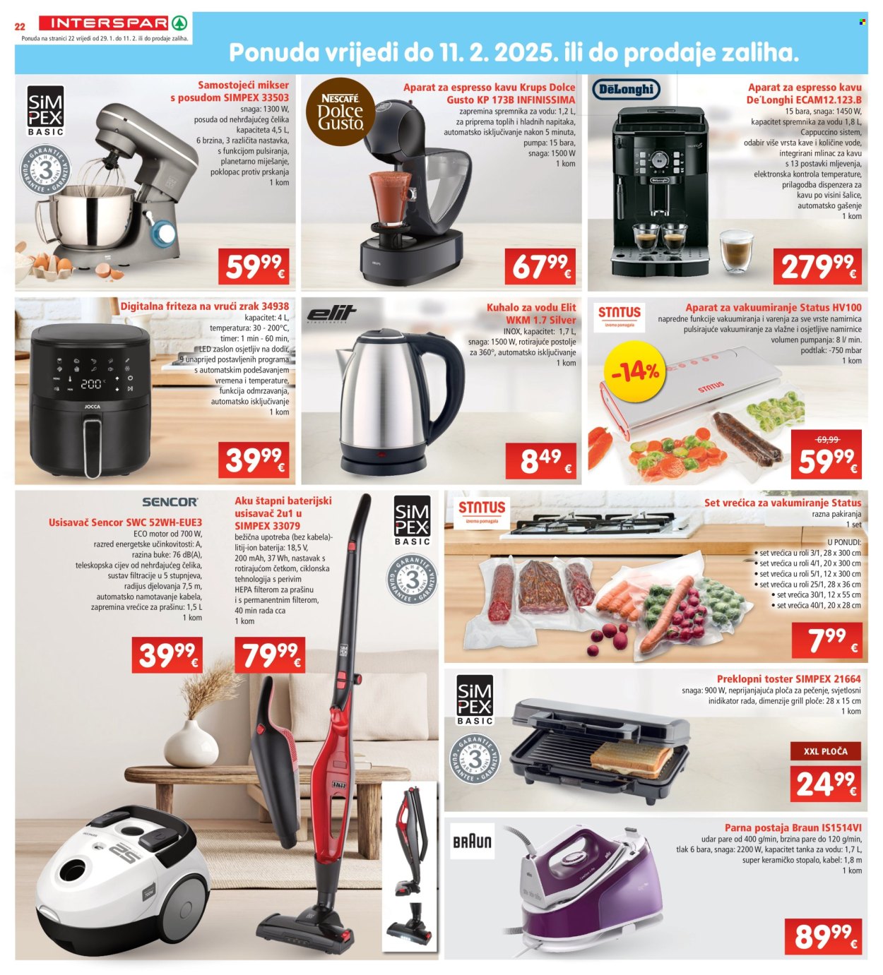 INTERSPAR katalog - 29.01.2025. - 04.02.2025. Stranica 22
