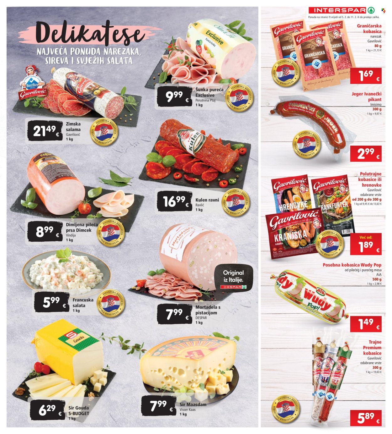 INTERSPAR katalog - 04.02.2025. - 11.02.2025. Stranica 9