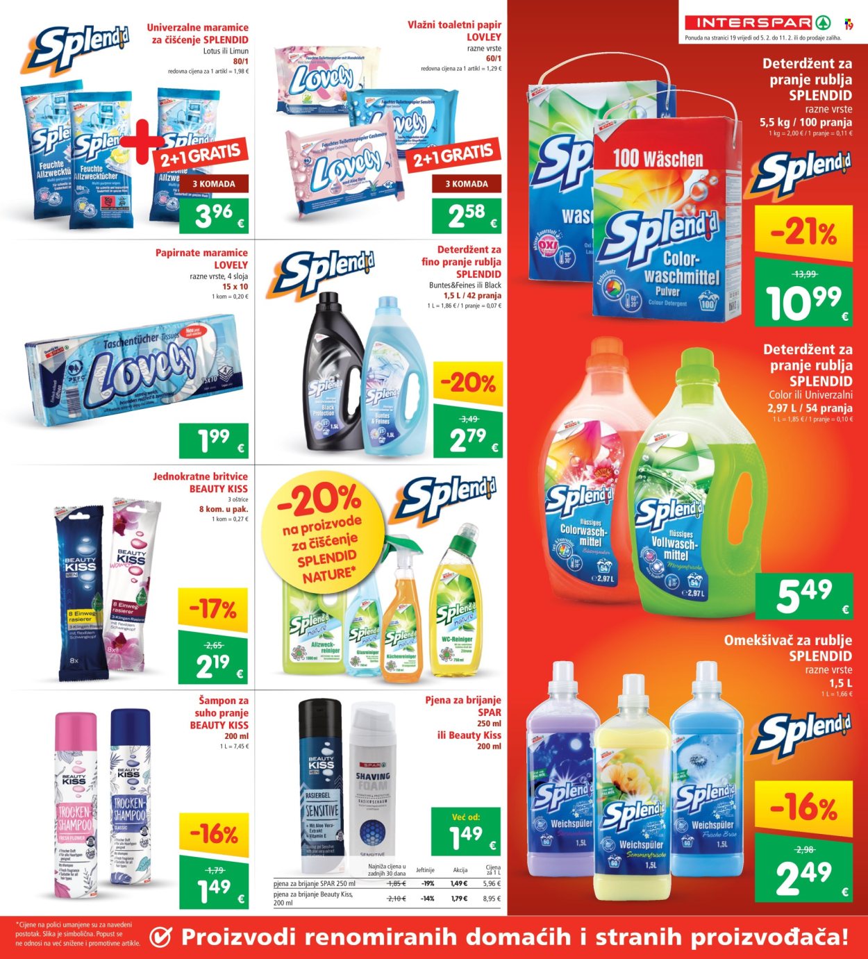 INTERSPAR katalog - 04.02.2025. - 11.02.2025. Stranica 19