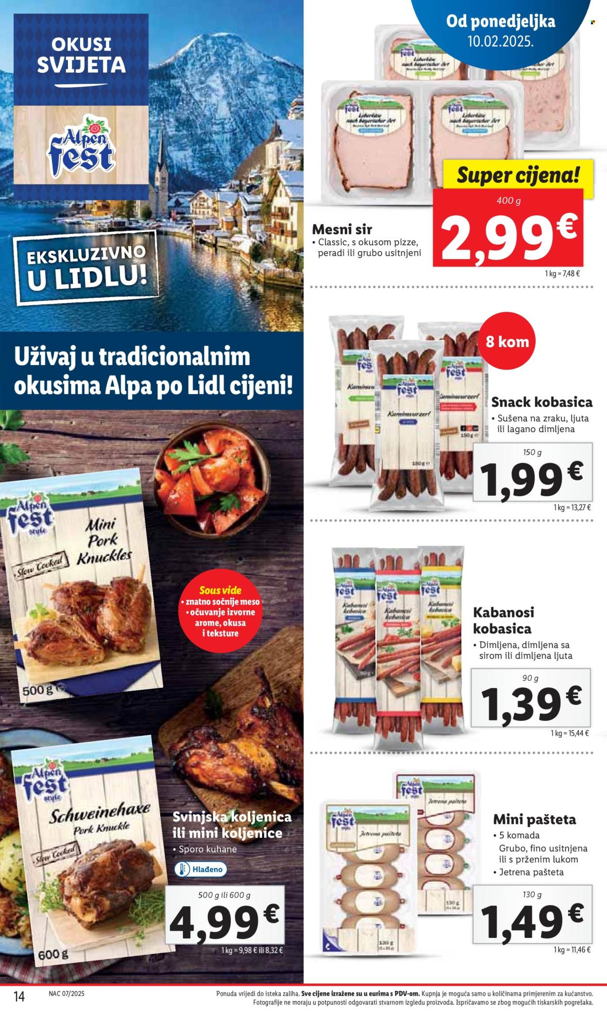 Lidl katalog - 10.02.2025. - 16.02.2025. Stranica 14