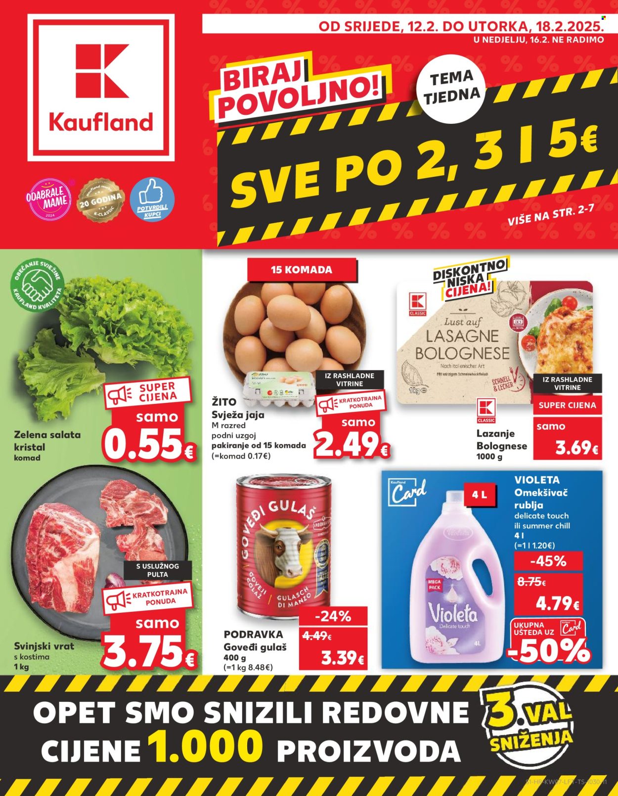 Kaufland katalog - 12.02.2025. - 18.02.2025. Stranica 1