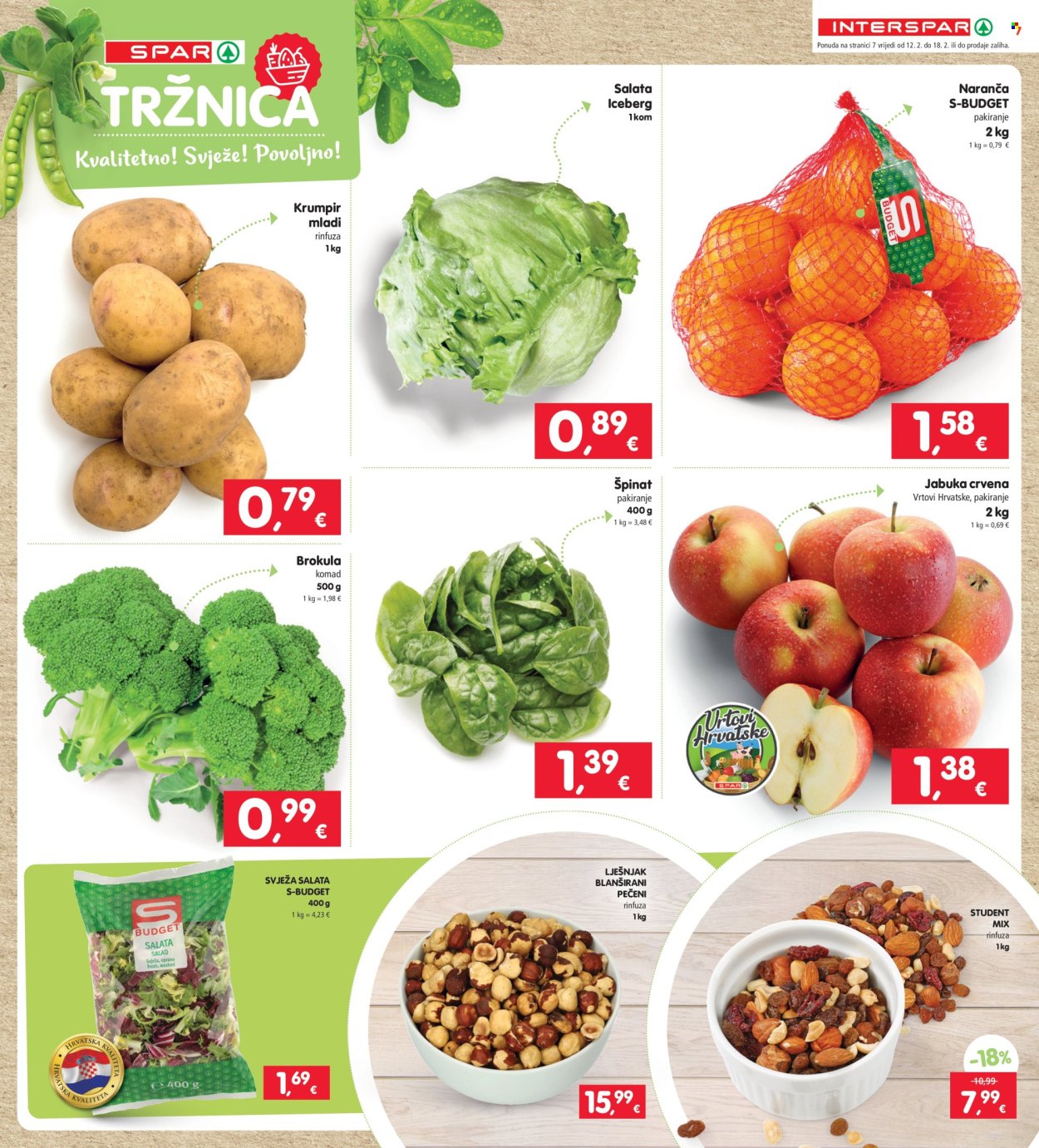 INTERSPAR katalog - 12.02.2025. - 18.02.2025. Stranica 7
