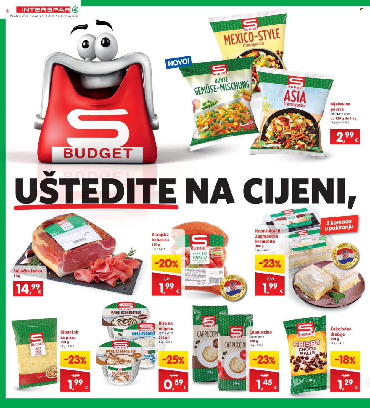 INTERSPAR katalog - 12.02.2025. - 18.02.2025. Stranica 8