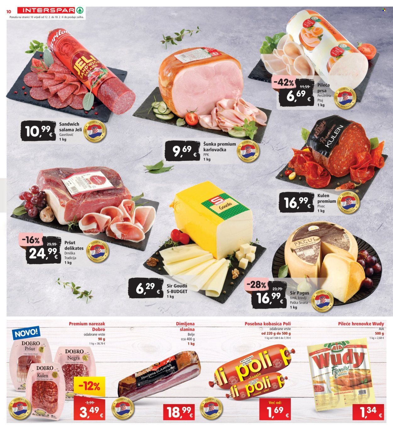 INTERSPAR katalog - 12.02.2025. - 18.02.2025. Stranica 10