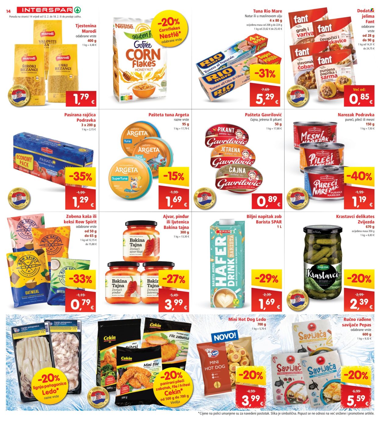 INTERSPAR katalog - 12.02.2025. - 18.02.2025. Stranica 14