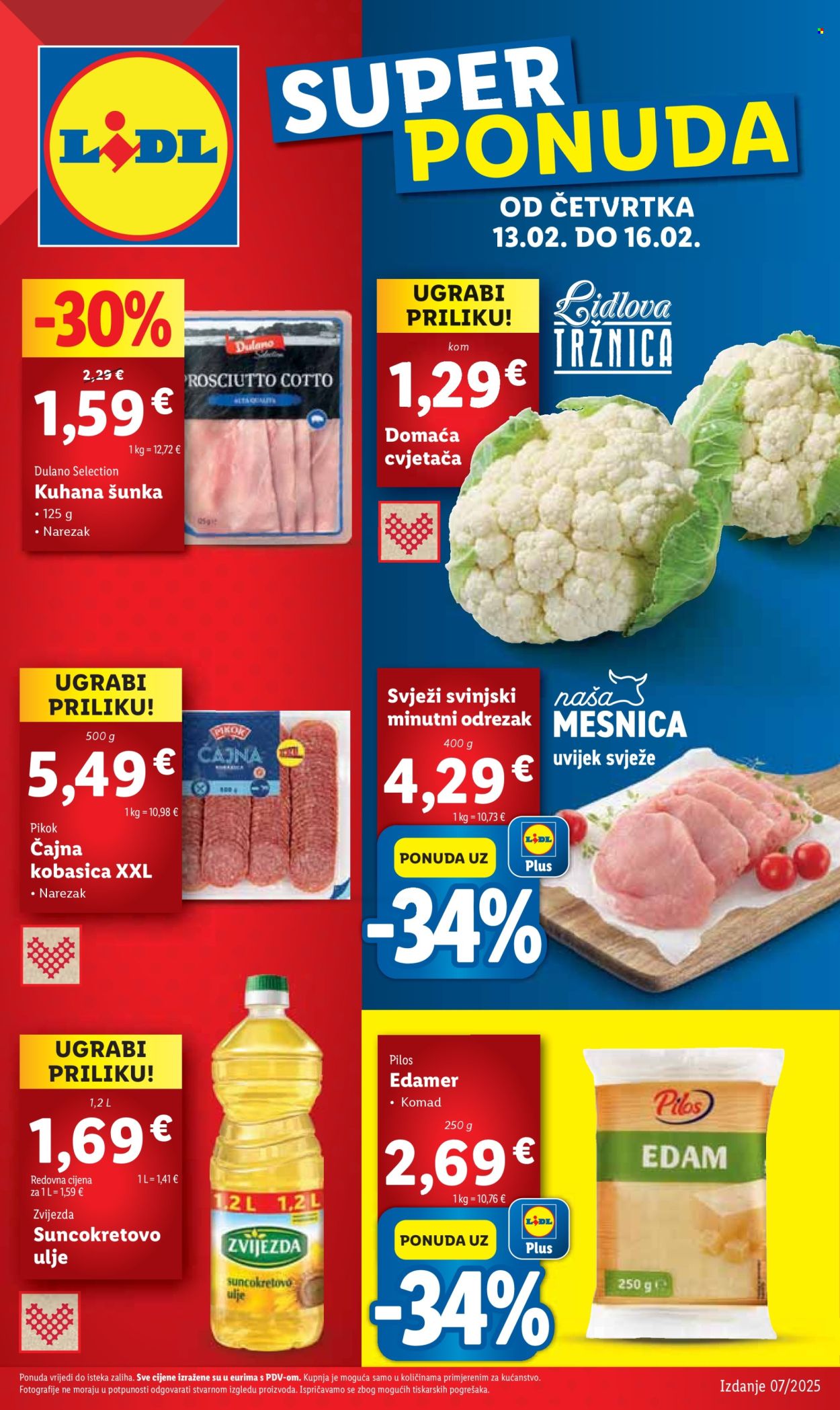 Lidl katalog - 13.02.2025. - 16.02.2025. Stranica 1
