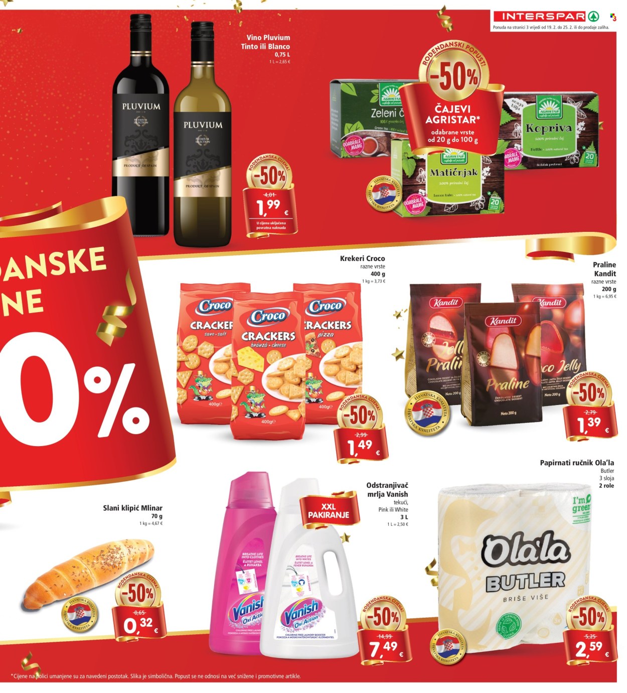 INTERSPAR katalog - 19.02.2025. - 25.02.2025. Stranica 3