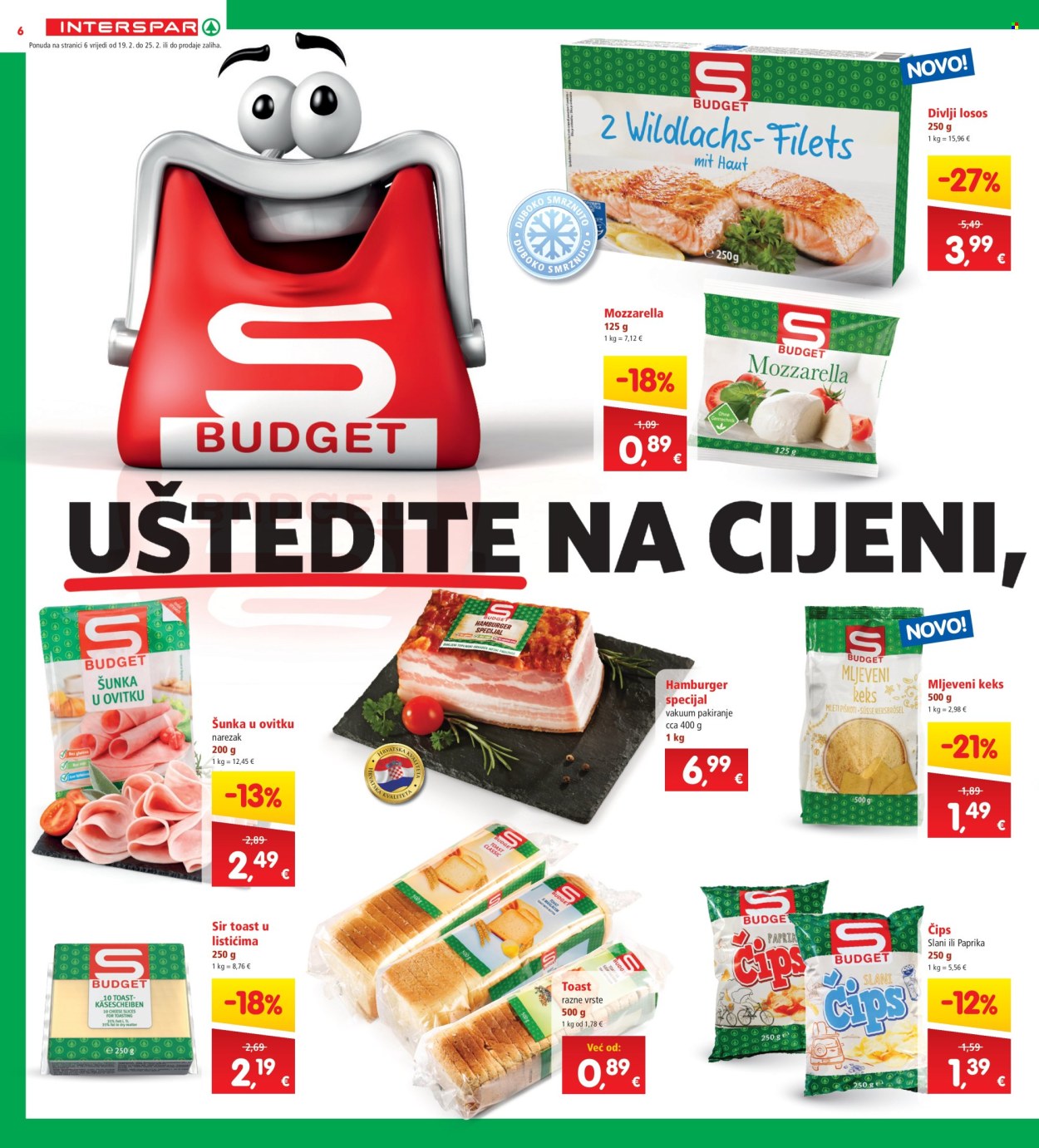 INTERSPAR katalog - 19.02.2025. - 25.02.2025. Stranica 6
