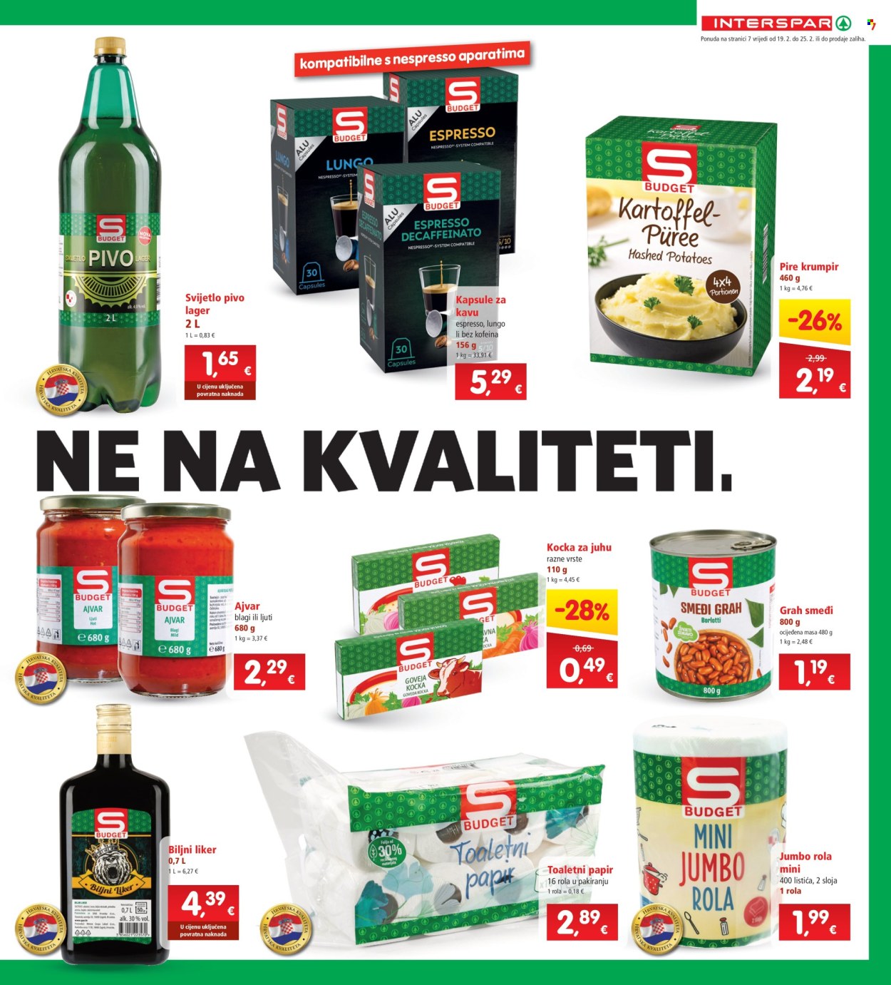 INTERSPAR katalog - 19.02.2025. - 25.02.2025. Stranica 7