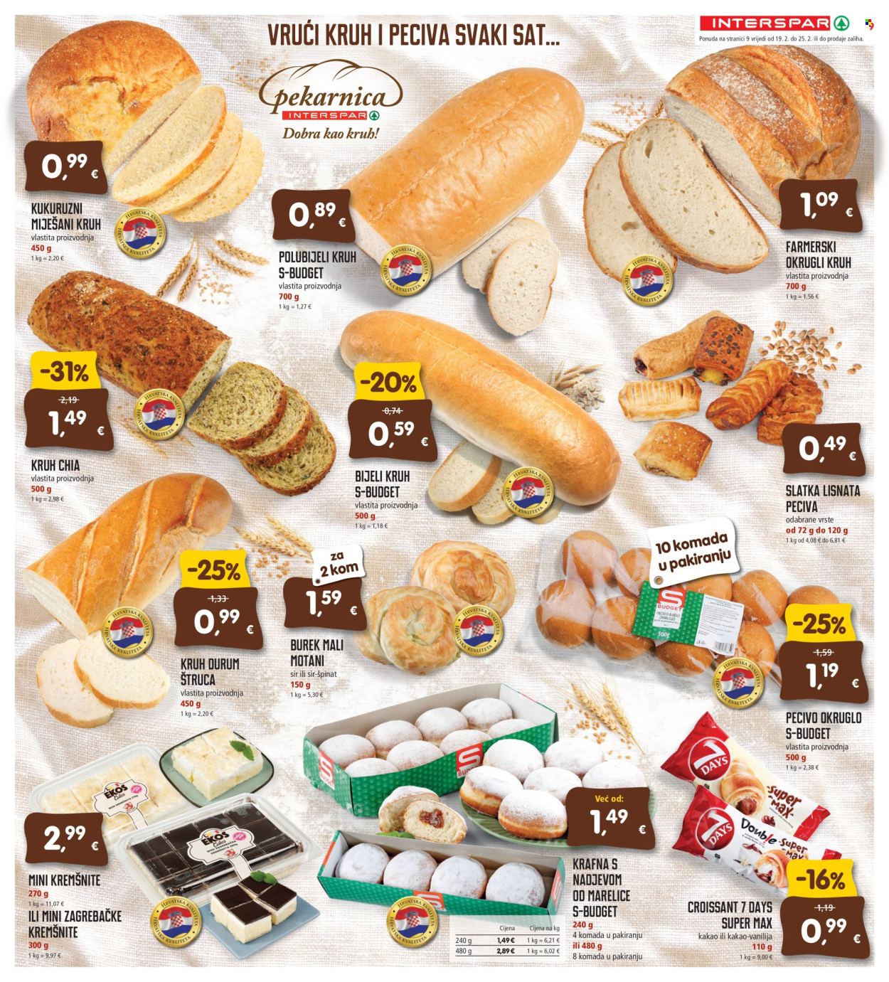 INTERSPAR katalog - 19.02.2025. - 25.02.2025. Stranica 9