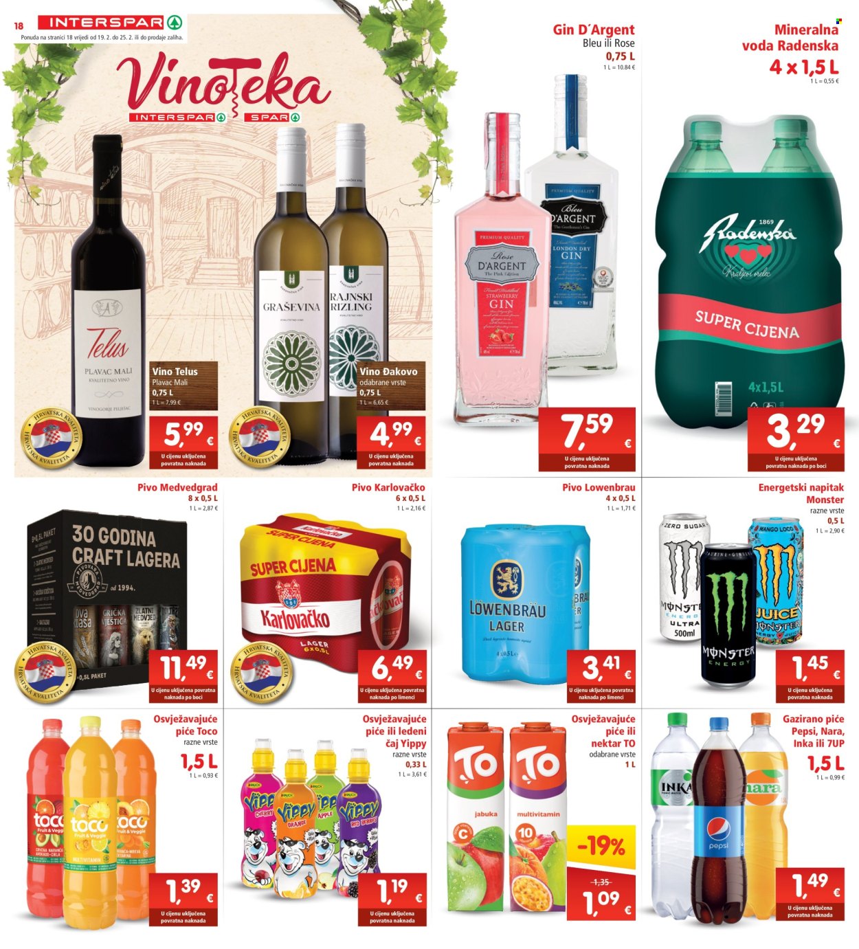 INTERSPAR katalog - 19.02.2025. - 25.02.2025. Stranica 18