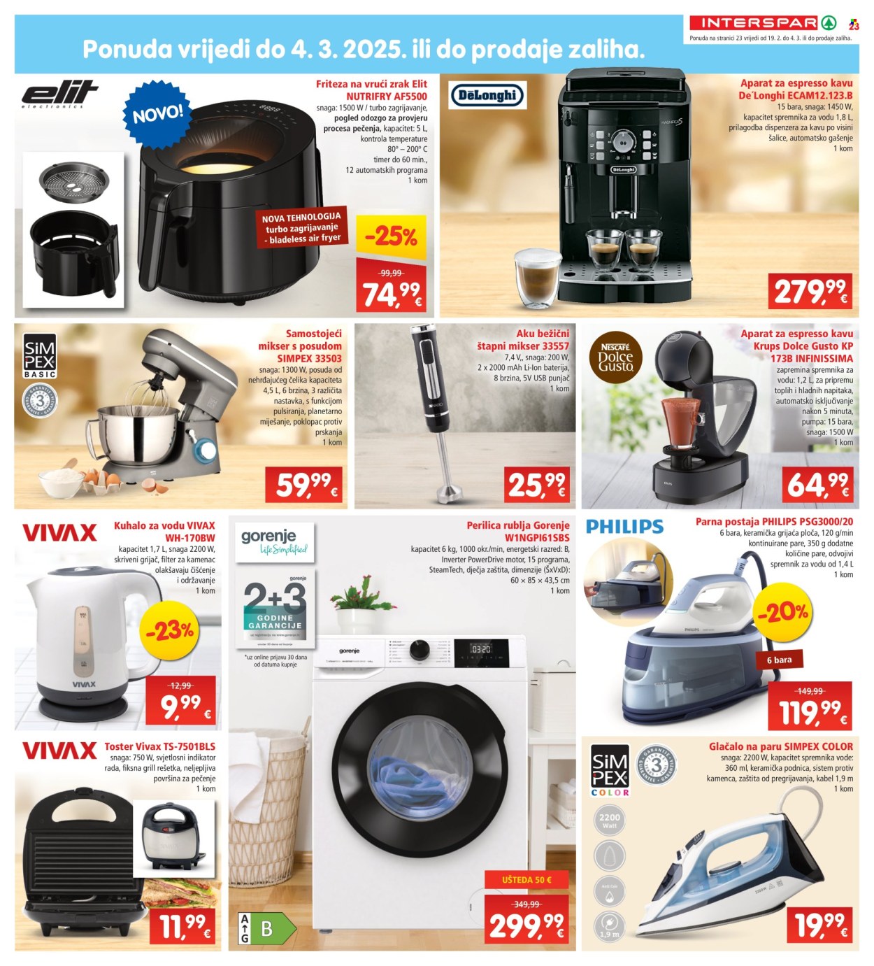 INTERSPAR katalog - 19.02.2025. - 25.02.2025. Stranica 23