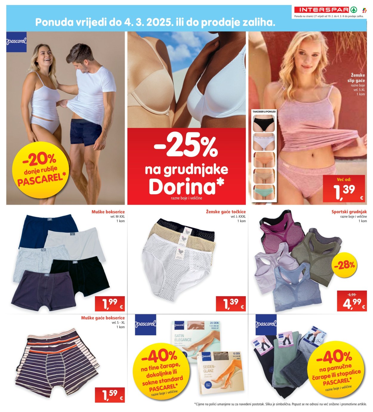 INTERSPAR katalog - 19.02.2025. - 25.02.2025. Stranica 27