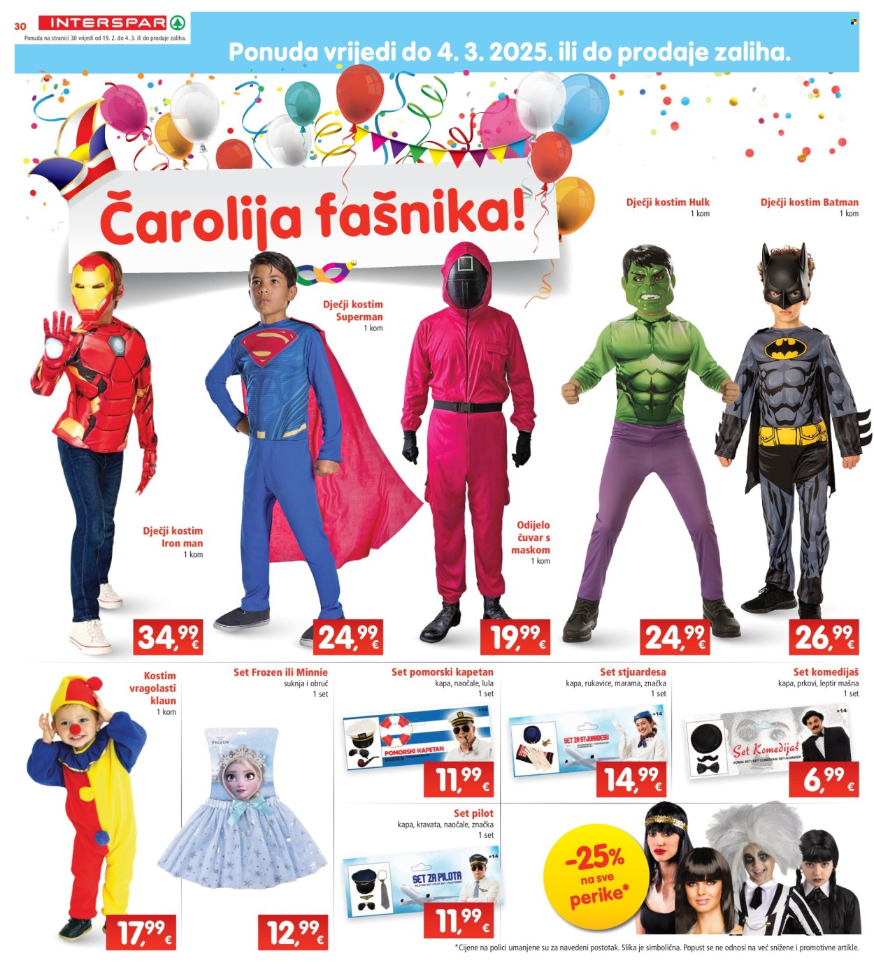 INTERSPAR katalog - 19.02.2025. - 25.02.2025. Stranica 30