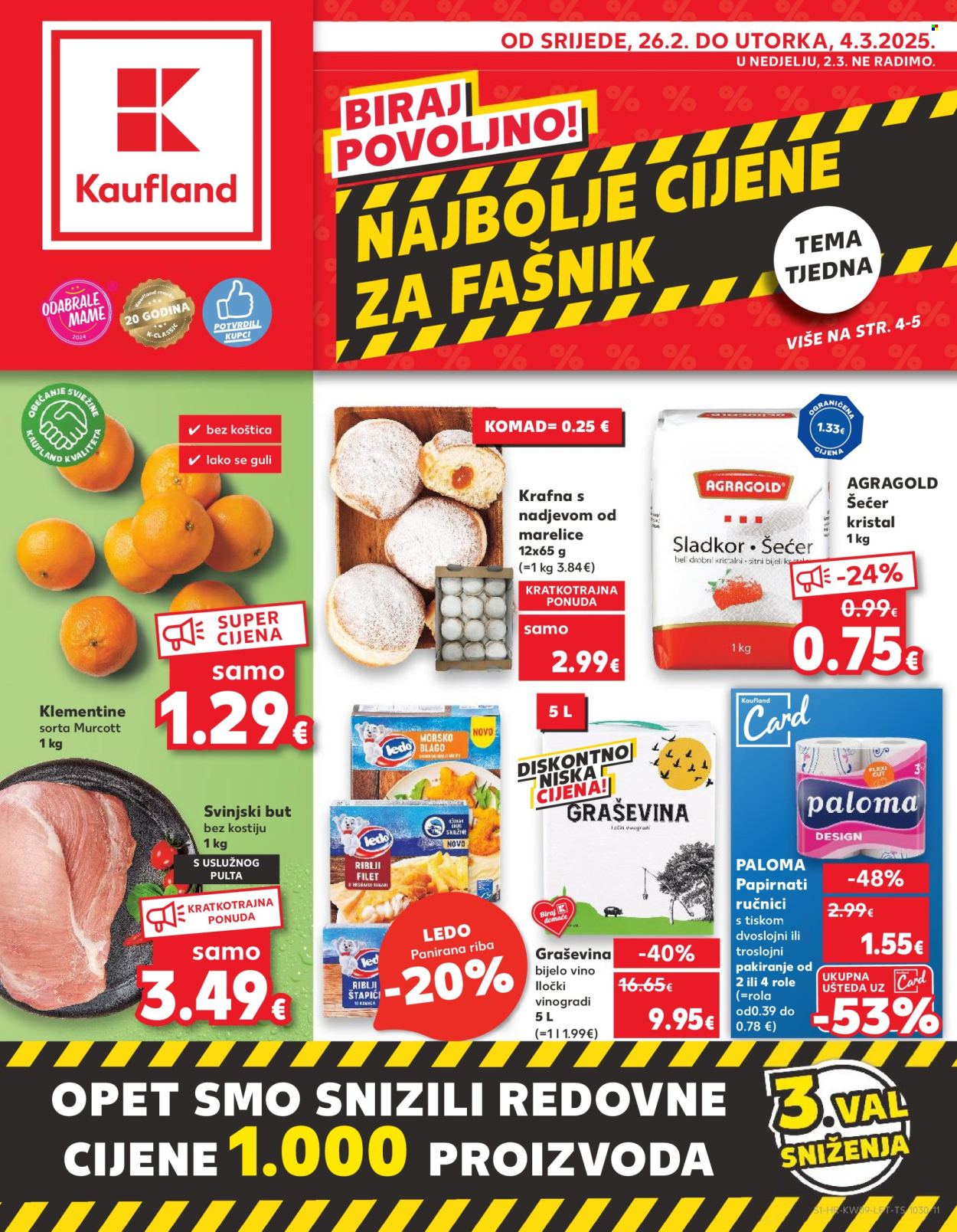 Kaufland katalog - 26.02.2025. - 04.03.2025. Stranica 1