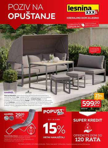 Lesnina katalog - 25.02.2025. - 21.03.2025.