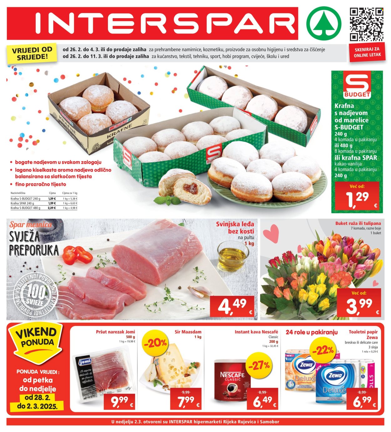 INTERSPAR katalog - 26.02.2025. - 04.03.2025. Stranica 1