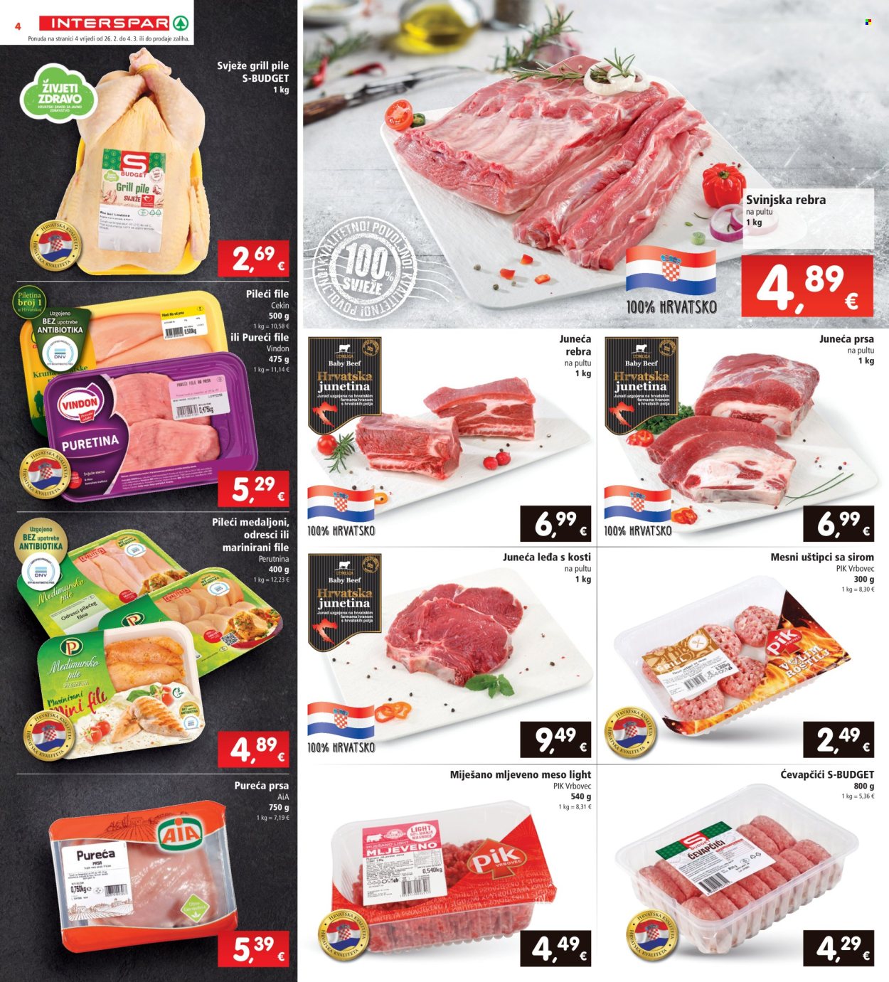 INTERSPAR katalog - 26.02.2025. - 04.03.2025. Stranica 4