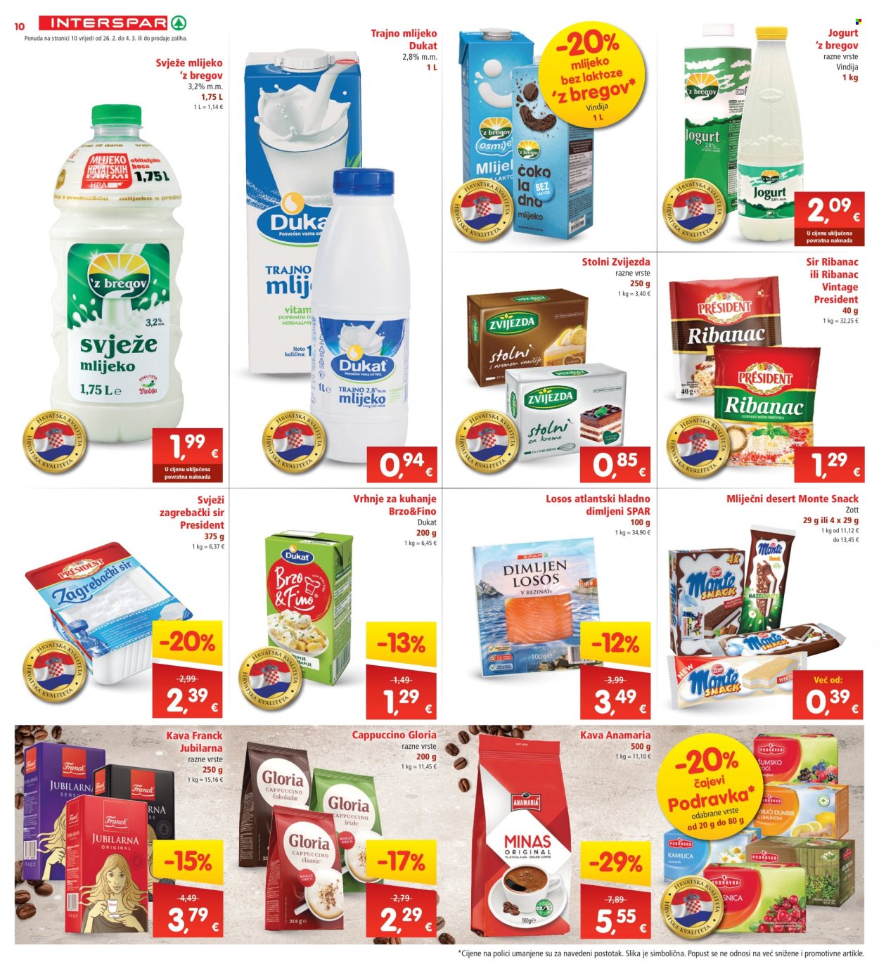 INTERSPAR katalog - 26.02.2025. - 04.03.2025. Stranica 10