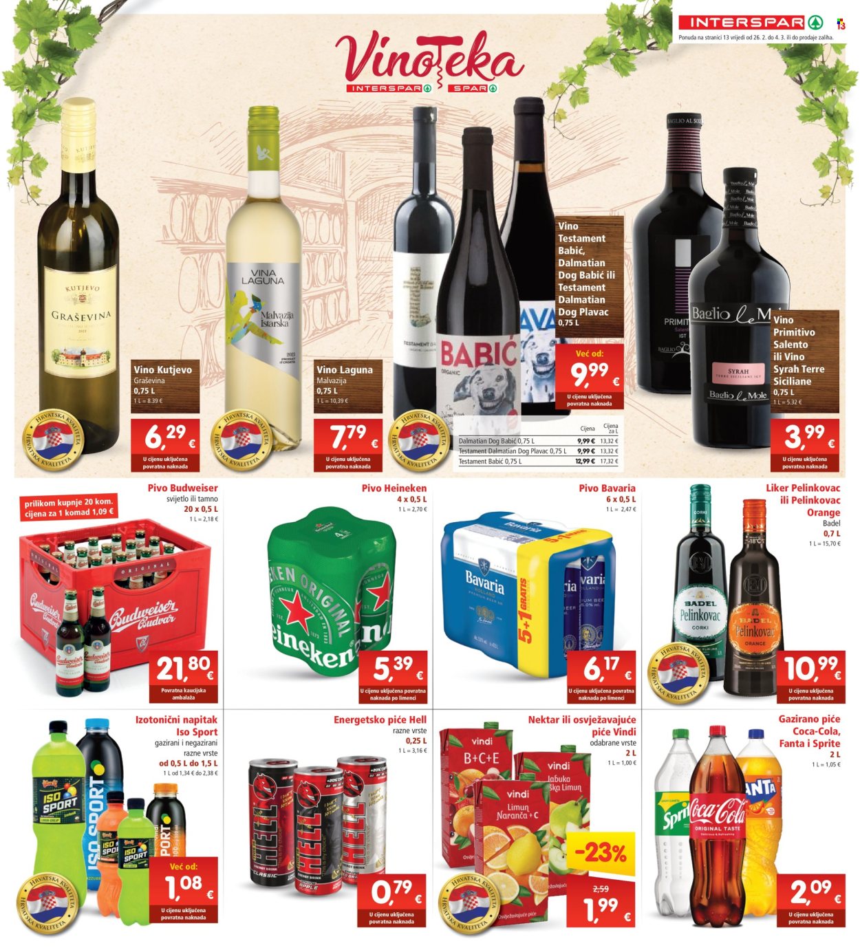 INTERSPAR katalog - 26.02.2025. - 04.03.2025. Stranica 13