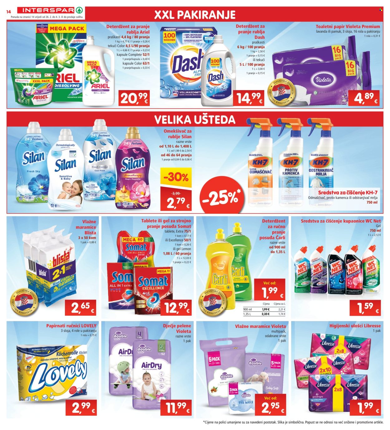 INTERSPAR katalog - 26.02.2025. - 04.03.2025. Stranica 14