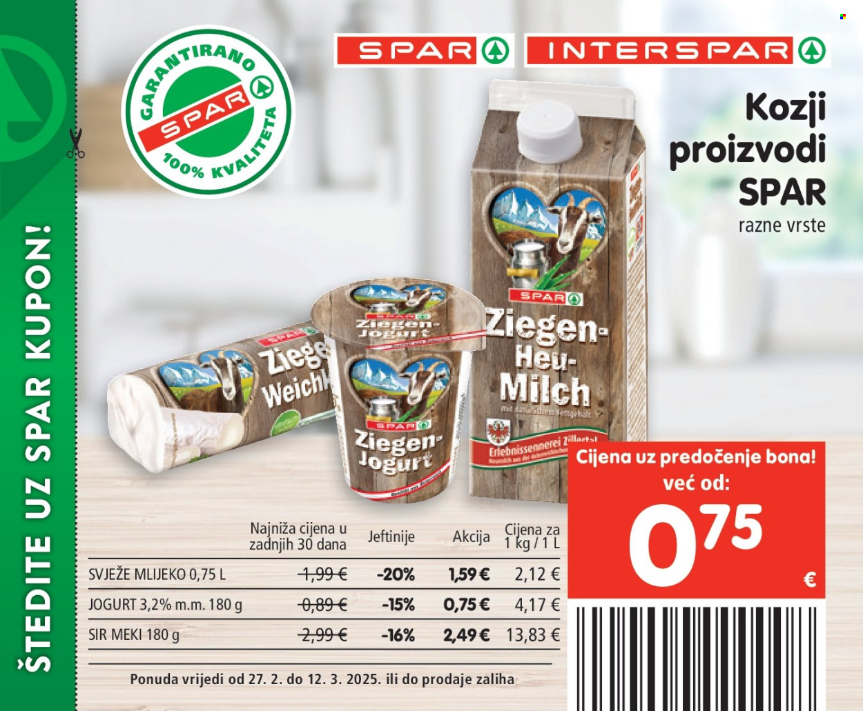 INTERSPAR katalog - 27.02.2025. - 12.03.2025. Stranica 9
