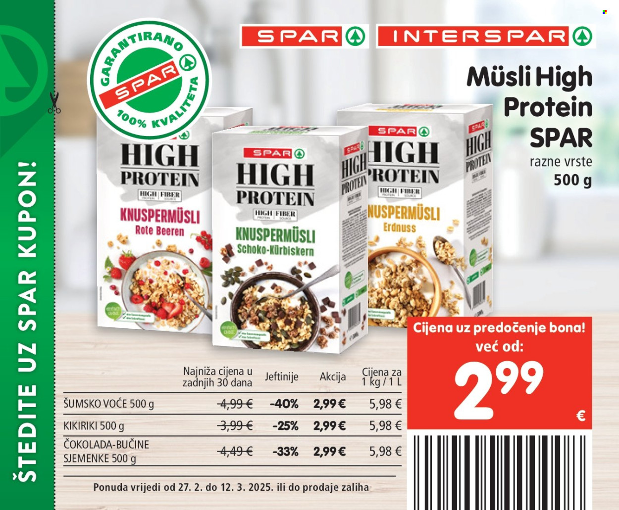 INTERSPAR katalog - 27.02.2025. - 12.03.2025. Stranica 13