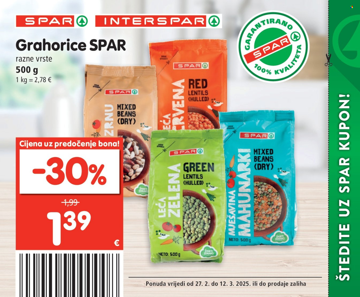 INTERSPAR katalog - 27.02.2025. - 12.03.2025. Stranica 30