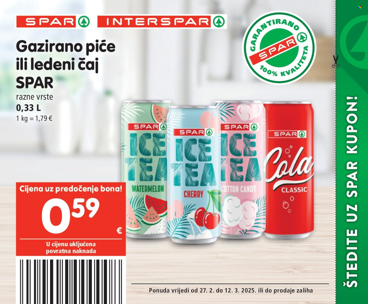 INTERSPAR katalog - 27.02.2025. - 12.03.2025. Stranica 58