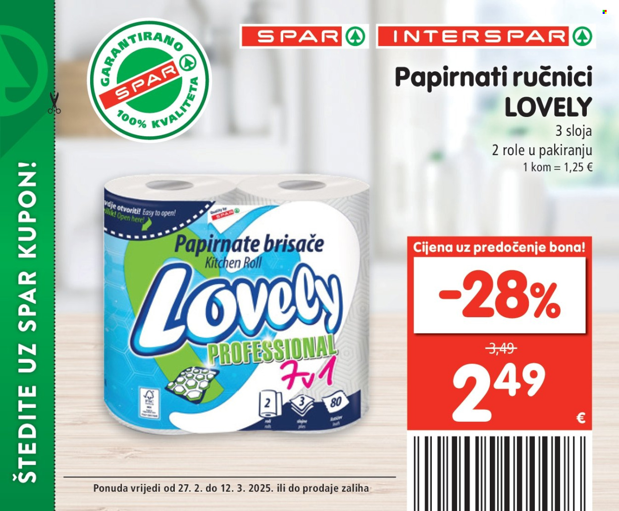 INTERSPAR katalog - 27.02.2025. - 12.03.2025. Stranica 63