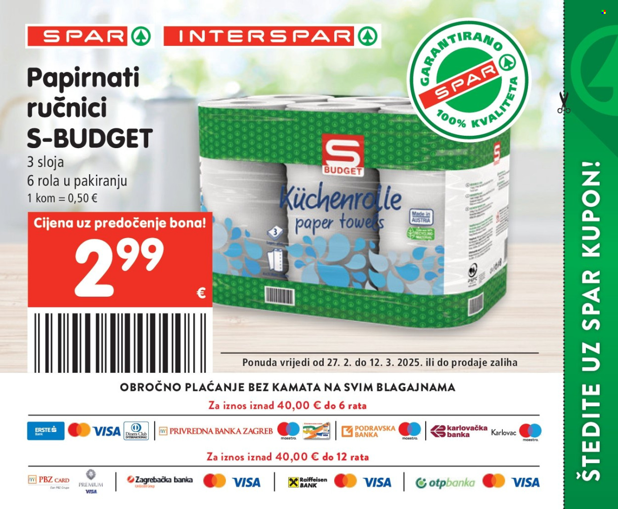 INTERSPAR katalog - 27.02.2025. - 12.03.2025. Stranica 64