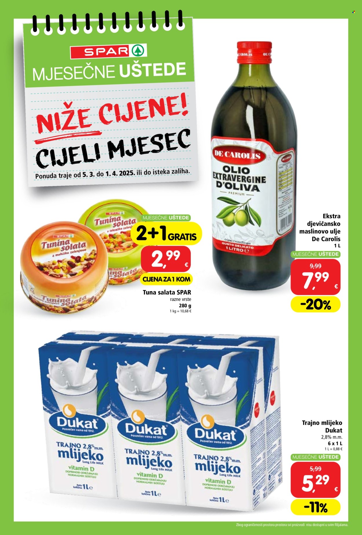 SPAR katalog - 05.03.2025. - 01.04.2025. Stranica 1