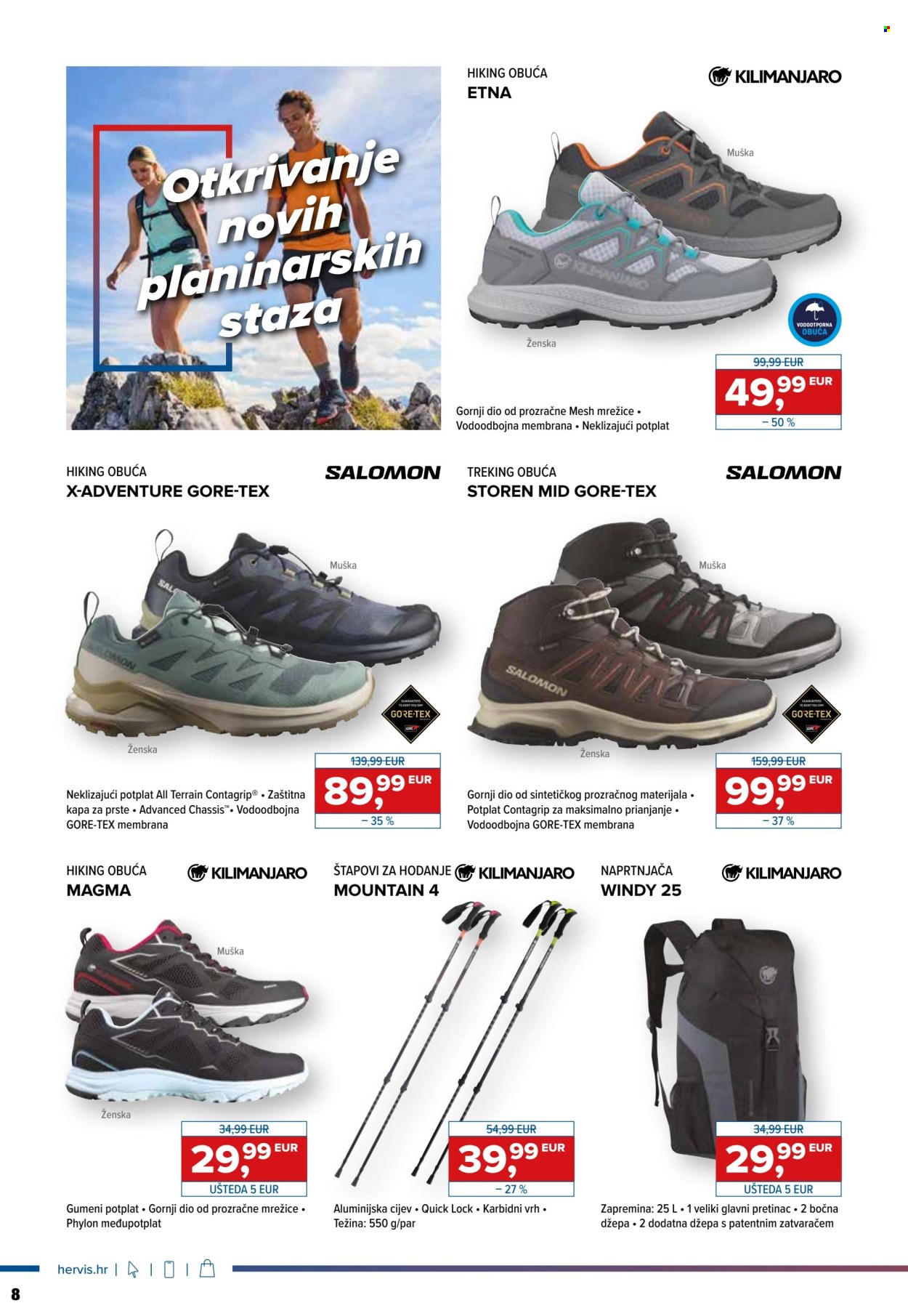 Hervis katalog - 12.03.2025. - 18.03.2025. Stranica 8