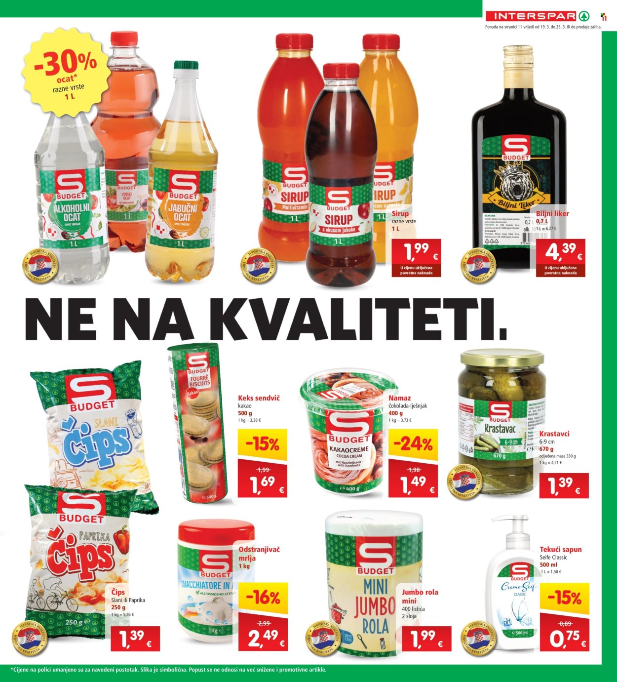 INTERSPAR katalog - 19.03.2025. - 25.03.2025. Stranica 11
