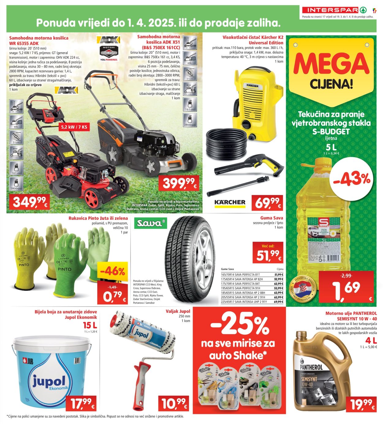 INTERSPAR katalog - 19.03.2025. - 25.03.2025. Stranica 17