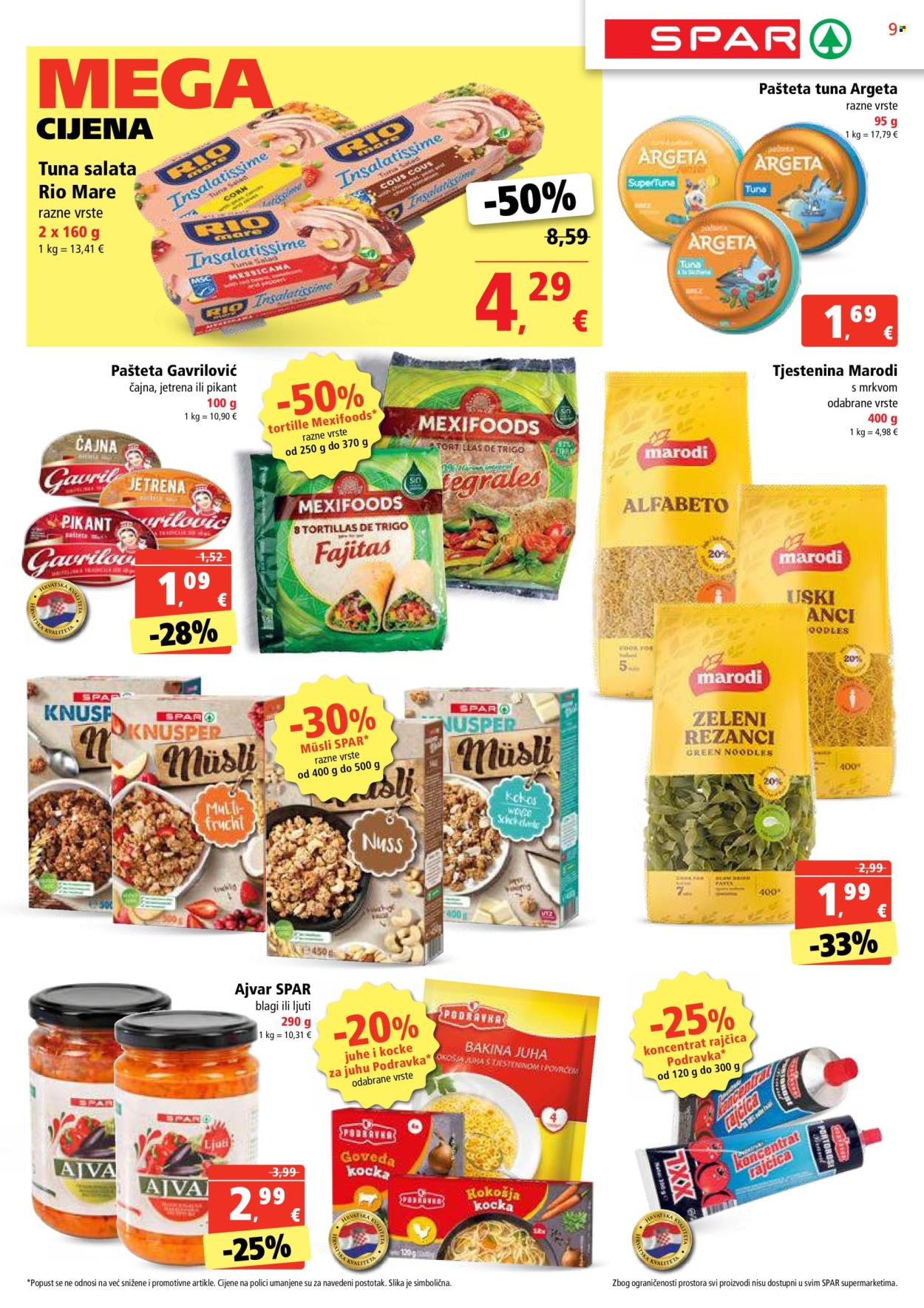 SPAR katalog - 19.03.2025. - 25.03.2025. Stranica 9
