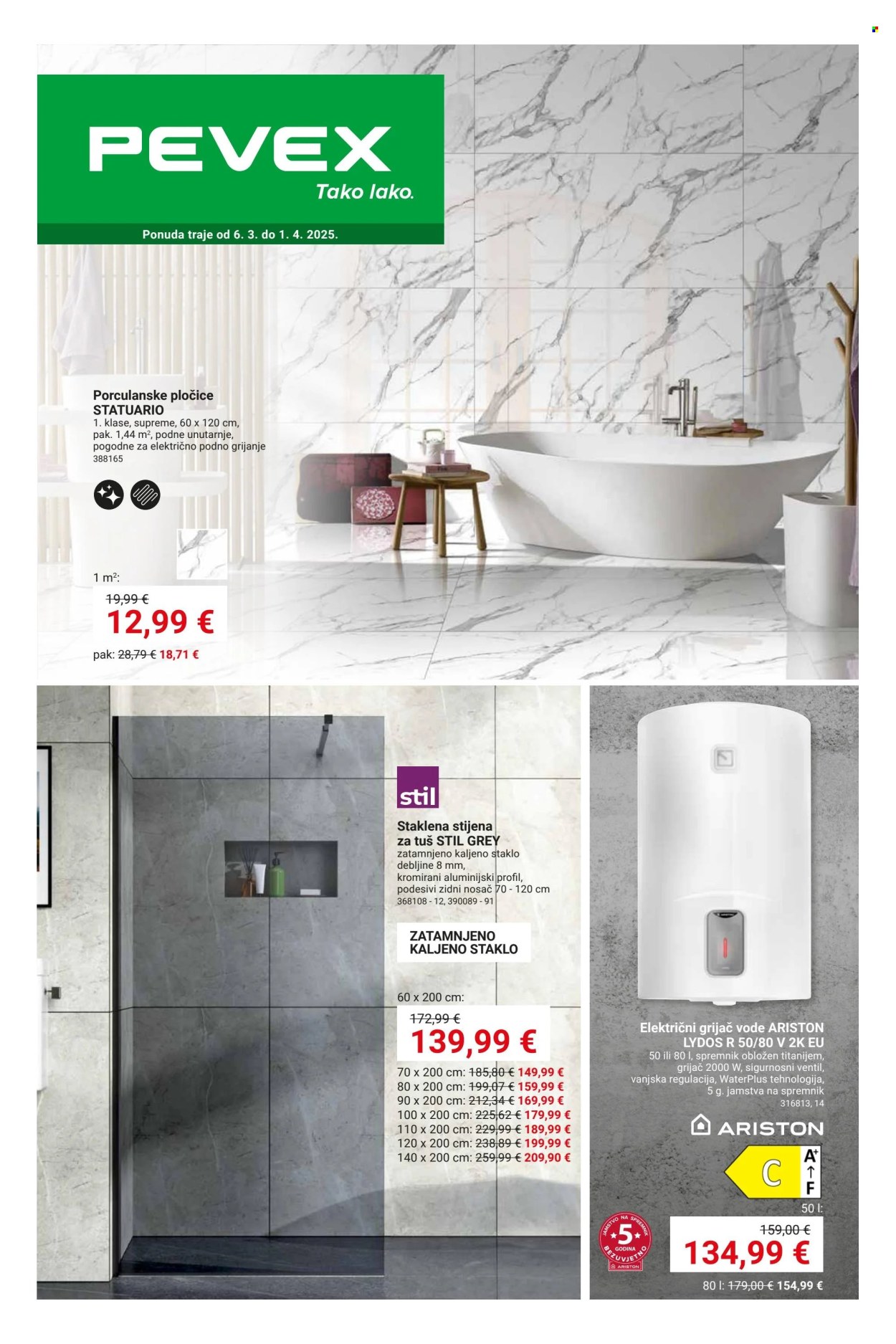 Pevex katalog - 06.03.2025. - 01.04.2025. Stranica 1