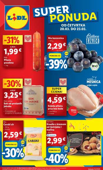 Lidl katalog - 20.03.2025. - 23.03.2025.