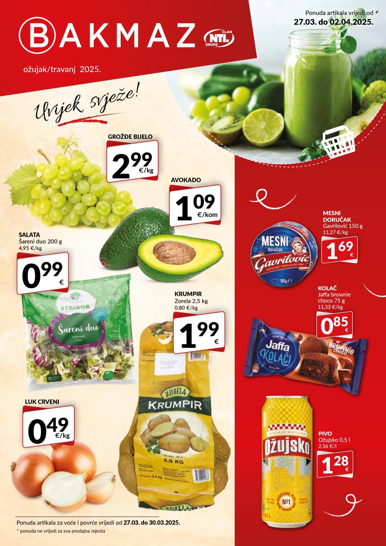Bakmaz katalog - 27.03.2025. - 02.04.2025. Stranica 1